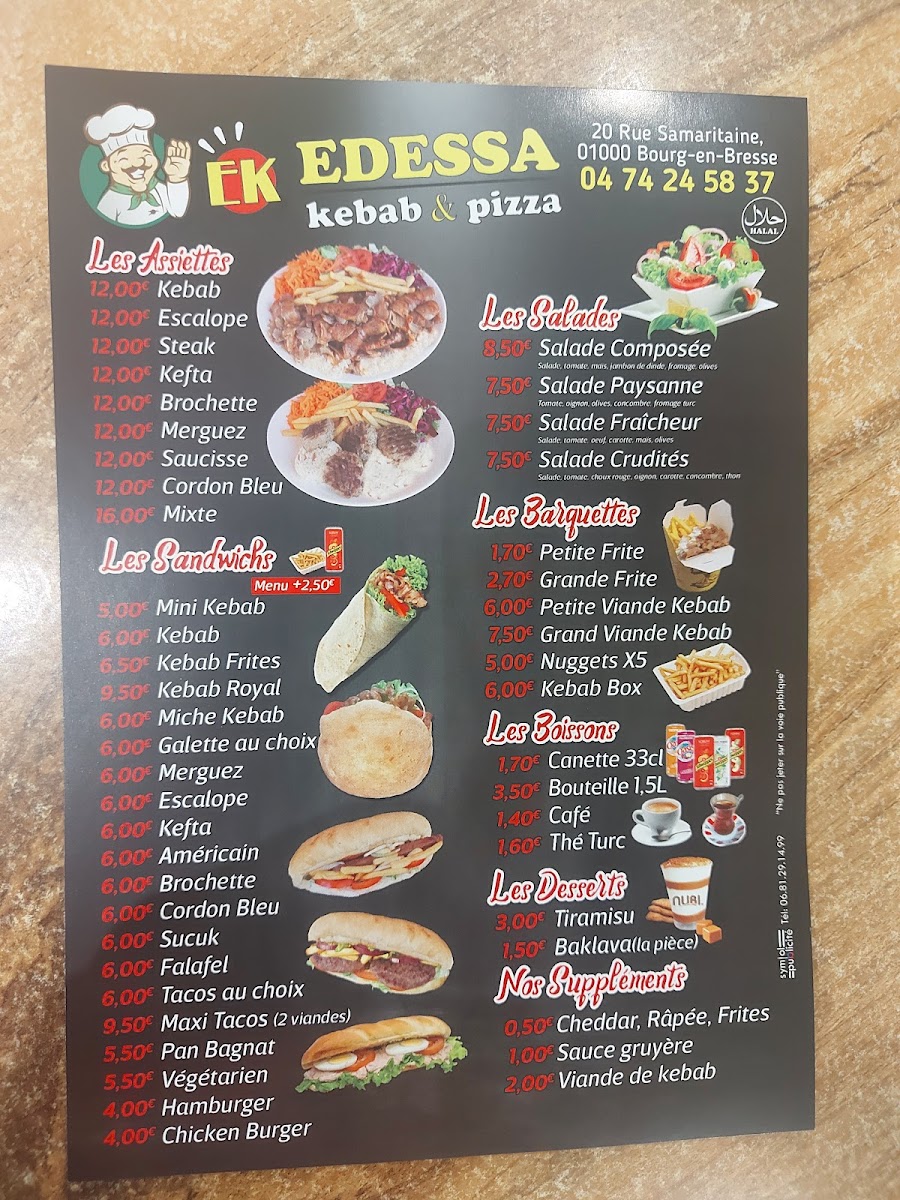 Edessa Kebab Menu - Image 2